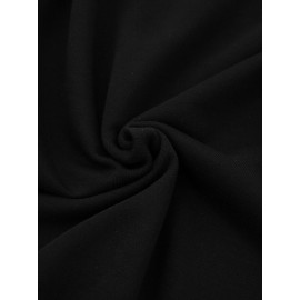 Mens Cartoon Smile Bear Print Crew Neck Pullover Sweatshirts Winter